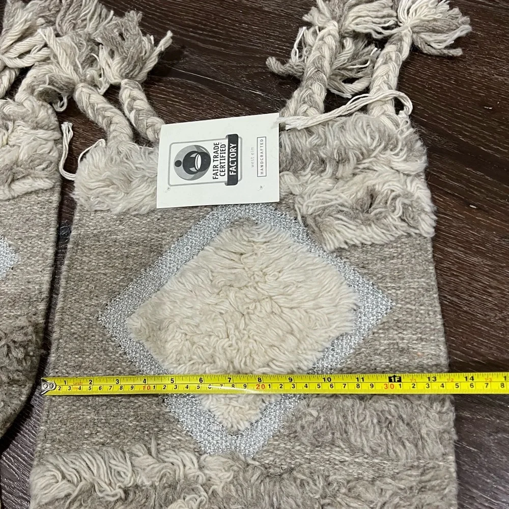 NWT west elm hand crafted mat 2 total